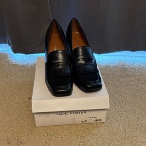 Marc Fisher Classic Black Women's Loafers